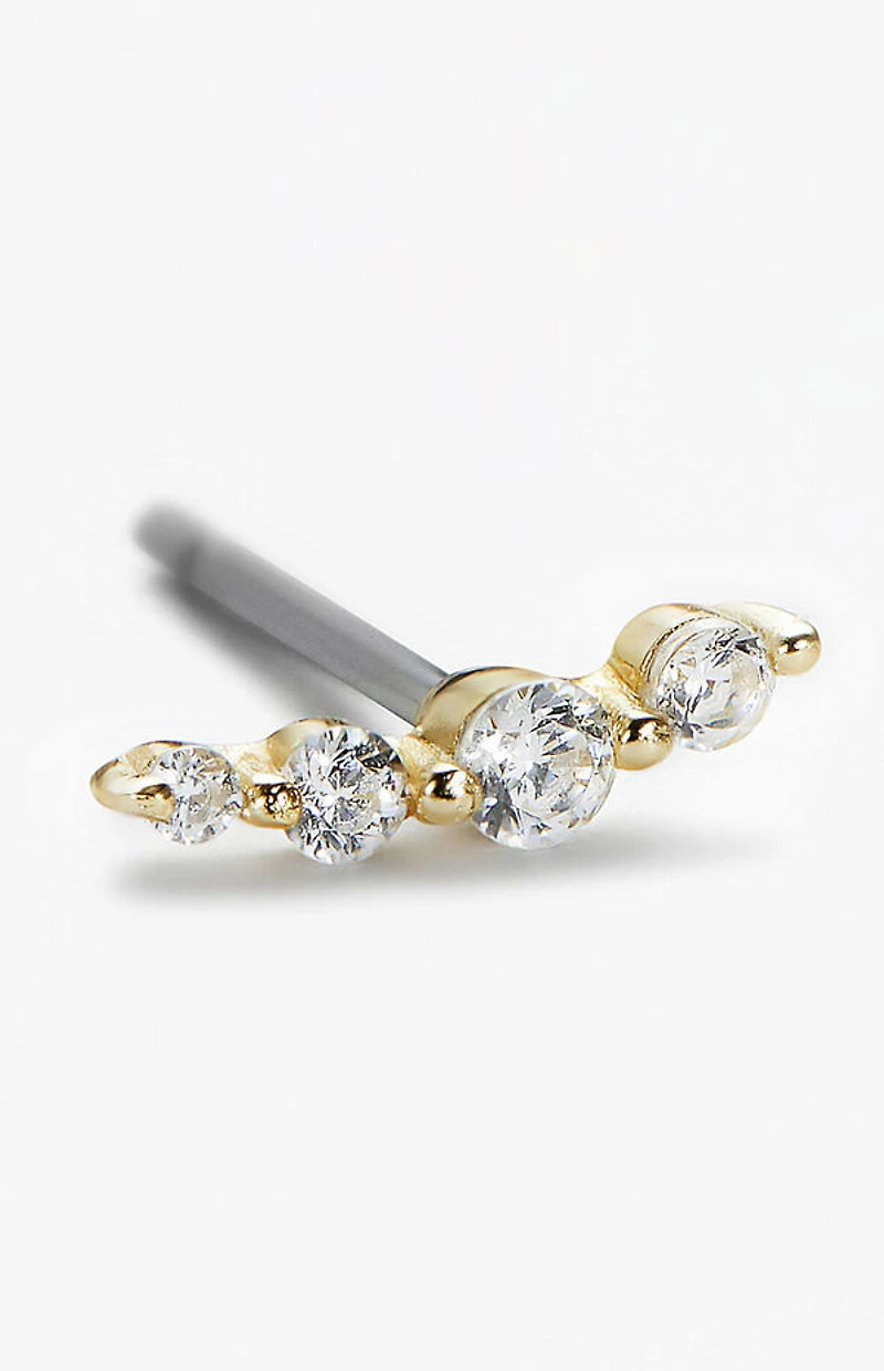 Ana Luisa Bonny Ear Climber Earrings