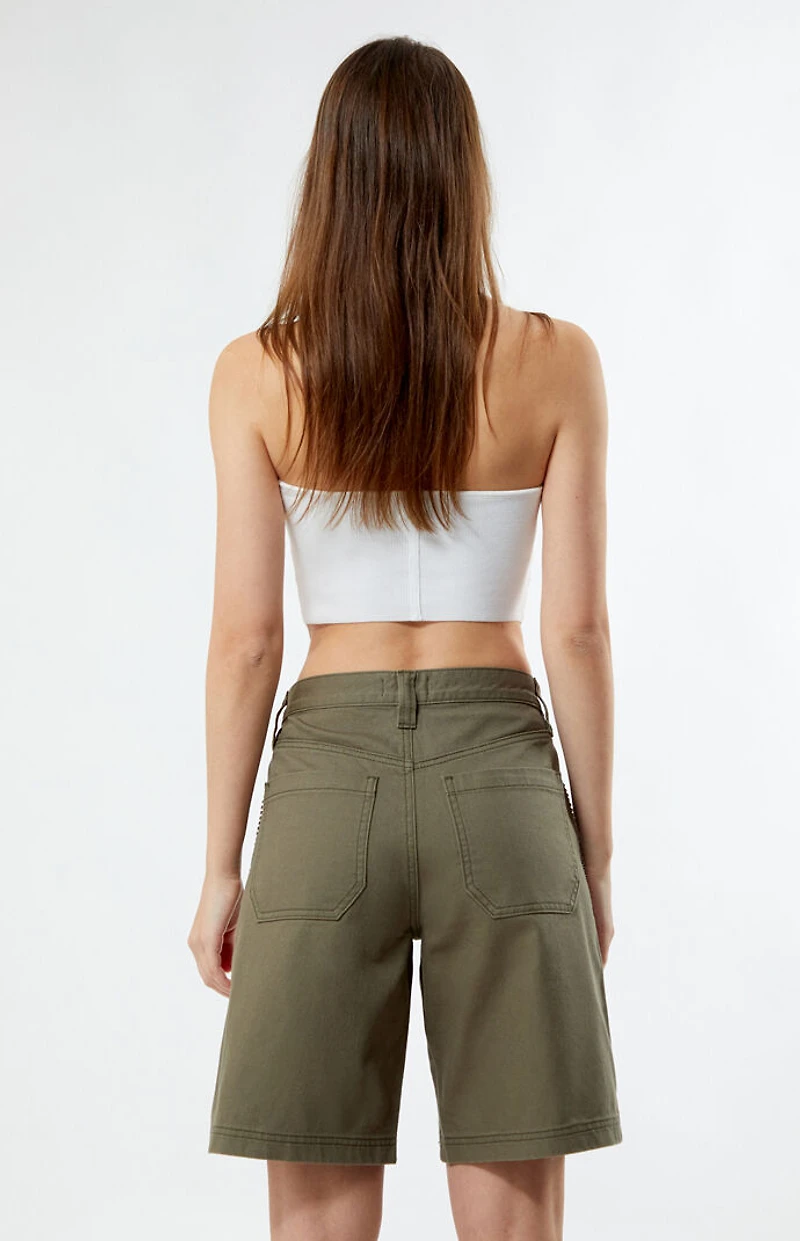 Pacsun Rhinestone Low Rise Skater Jorts