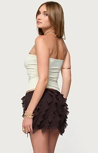 Edikted Chrystal Cut Out Tube Top