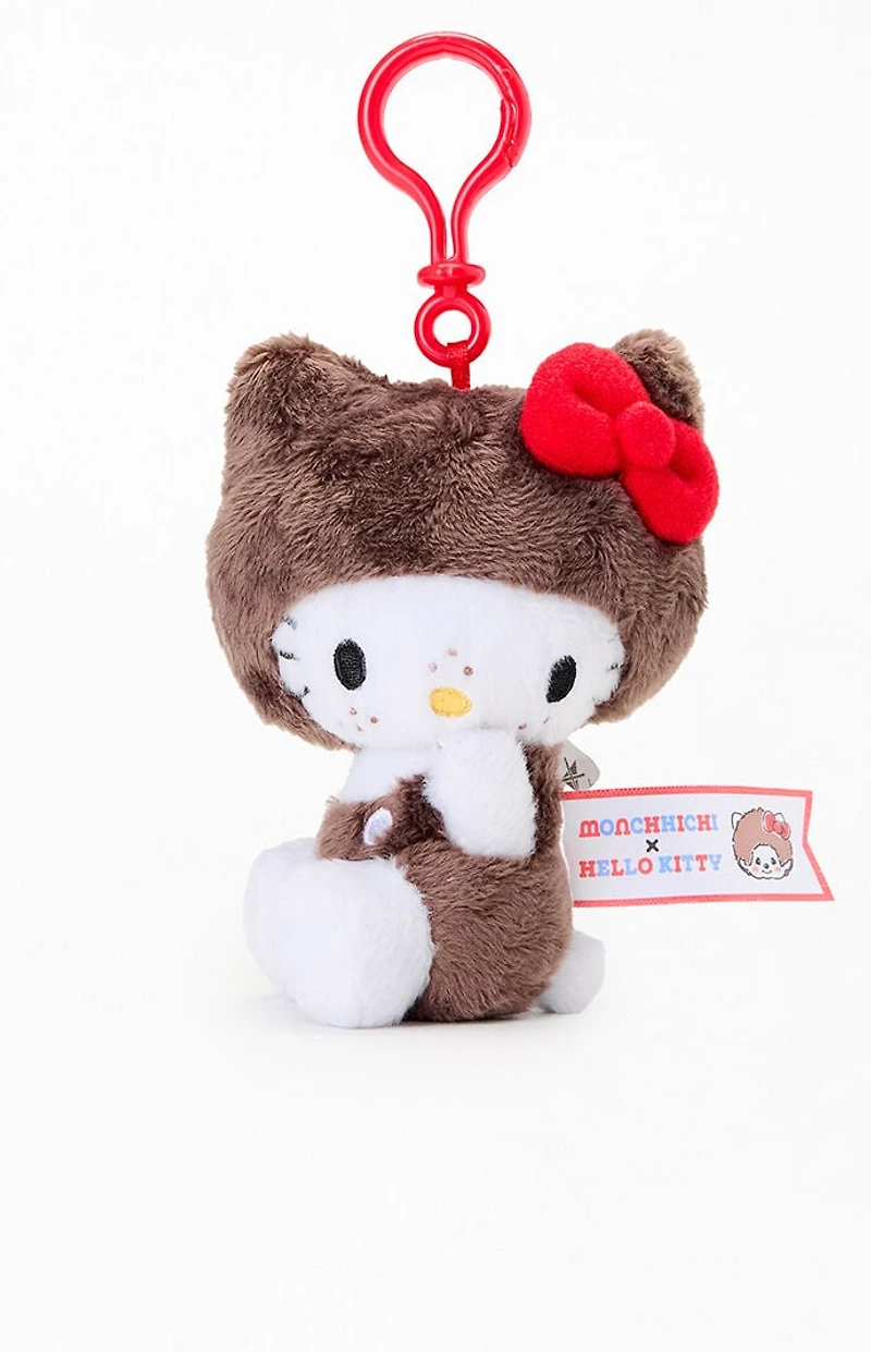 Monchhichi x Hello Kitty Big Head Plush Bag Charm