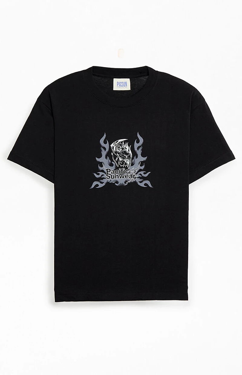 Pacsun Reaper Flame T-Shirt