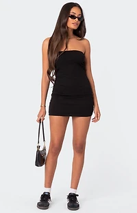 Edikted Gemma Strapless Mini Dress