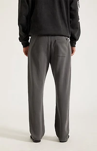 Pacsun Washed Black Straight Leg Sweatpants