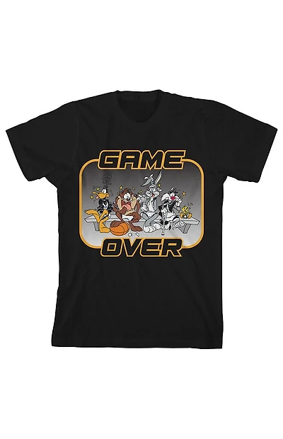 Kids Space Jam 1996 Game Over T-Shirt