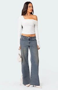 Edikted Asymmetric Fold Over Top