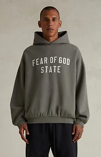 Fear of God ESSENTIALS Moss '90s Fit Fleece Hoodie