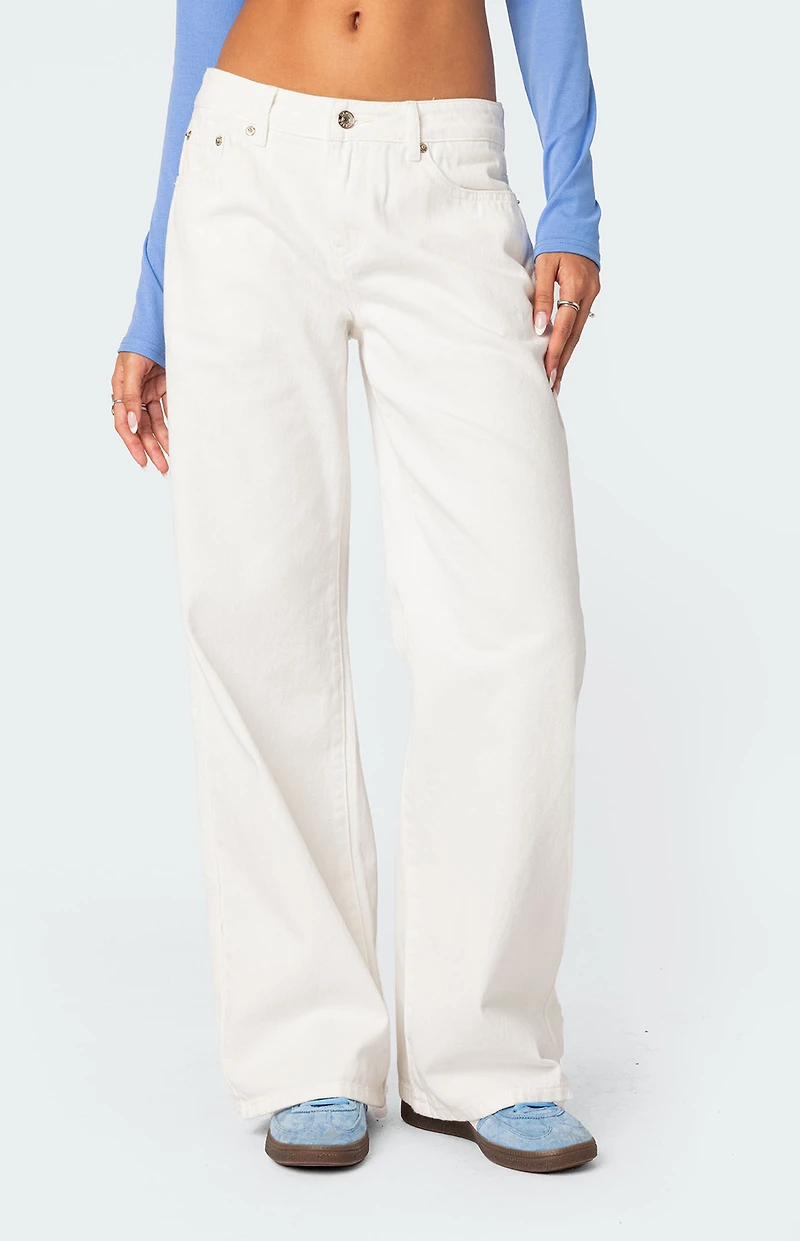 Edikted Roman Low Rise Slouchy Jeans