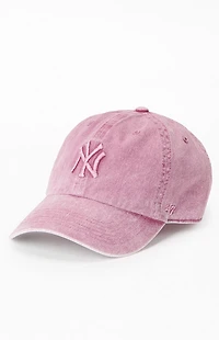 47 Brand NY Yankees Misty Pink Dad Hat