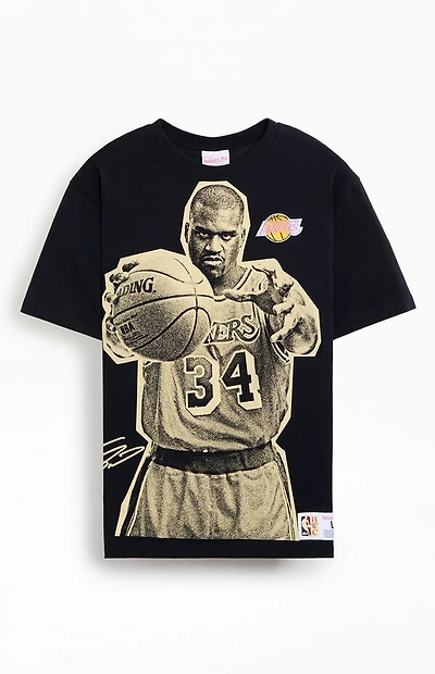 Mitchell & Ness Lakers Shaq Blockbuster T-Shirt