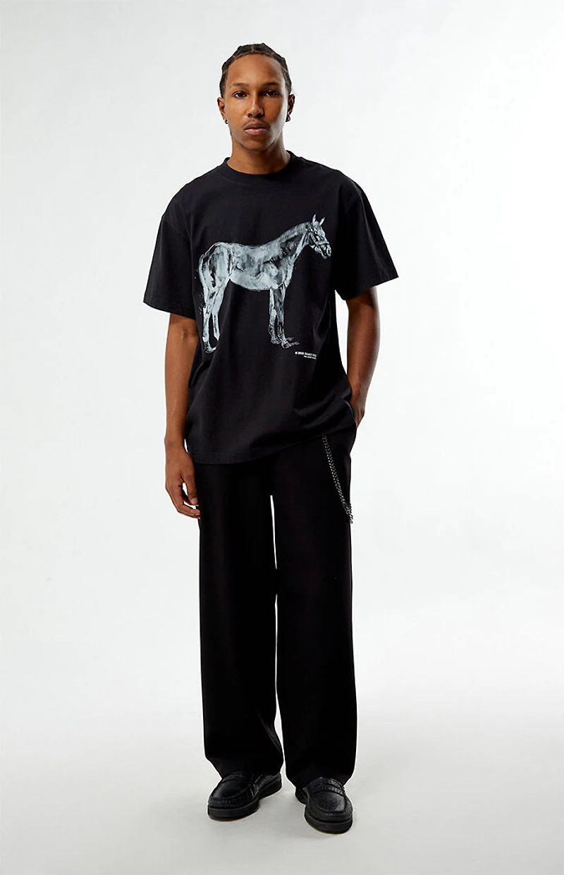 Pacsun Pac Artist Network x Randy Perez Black Horse T-Shirt