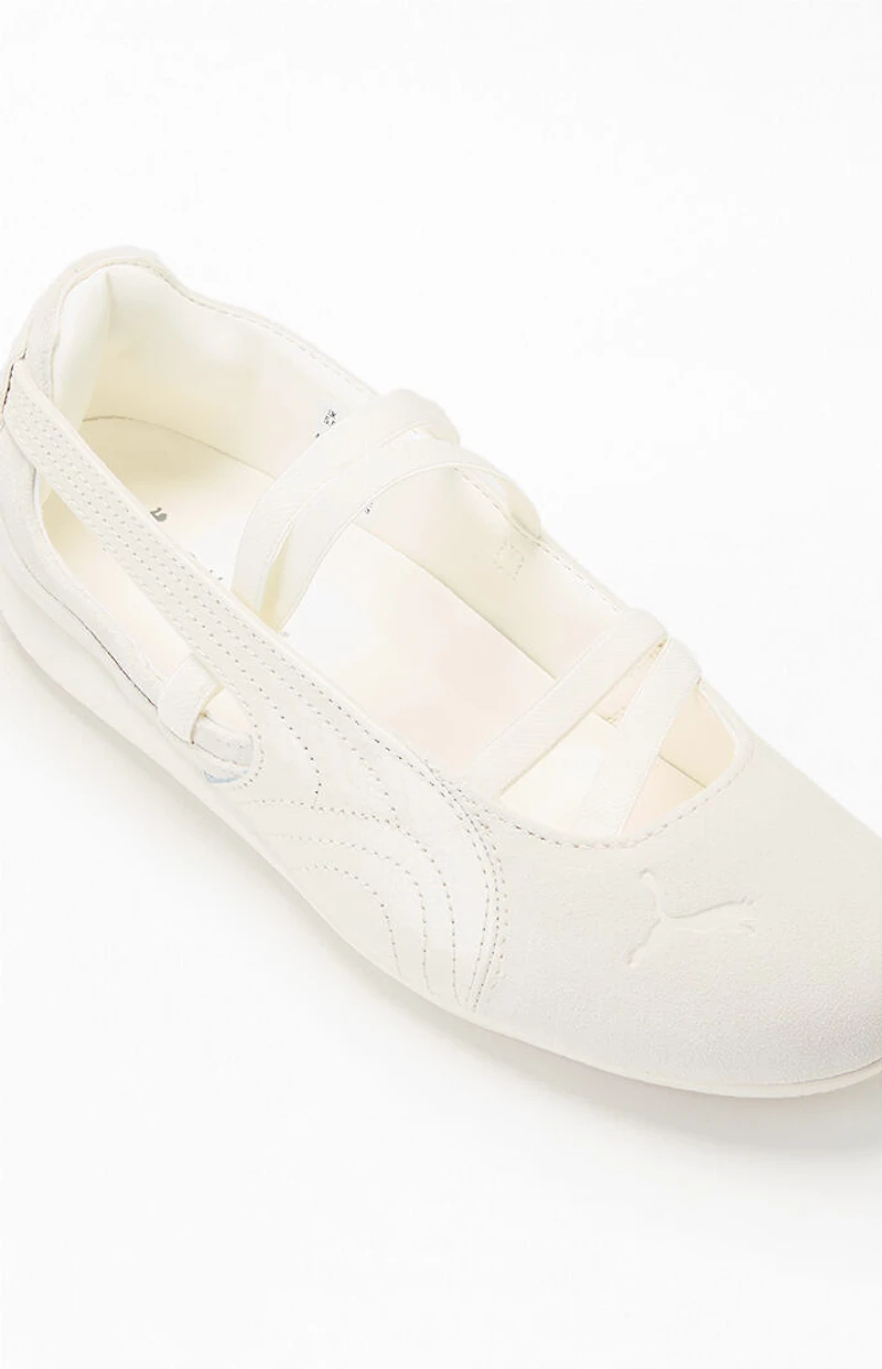 Puma Women's Cream Speedcat Ballet Python II Sneakers