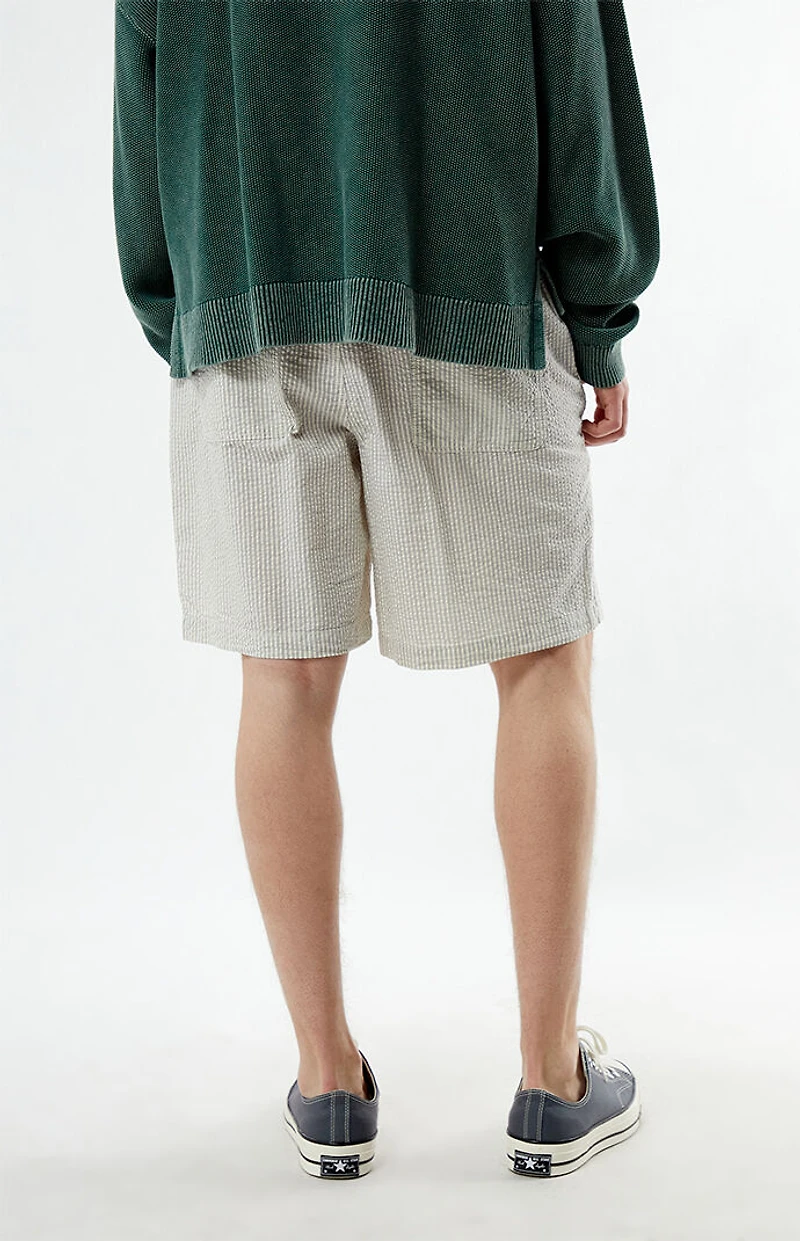 Rhythm Striped Seersucker Shorts