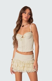 Edikted Maisie Lacey Cupped Corset