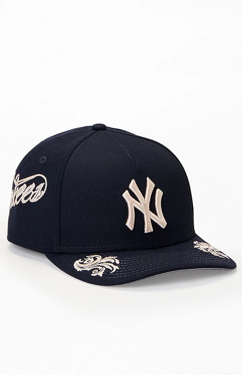 New Era New York Yankees 9FORTY A-Frame Wordmark Snapback Hat