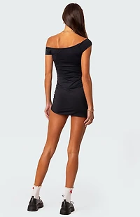 Edikted Sandy Asymmetric Mini Dress