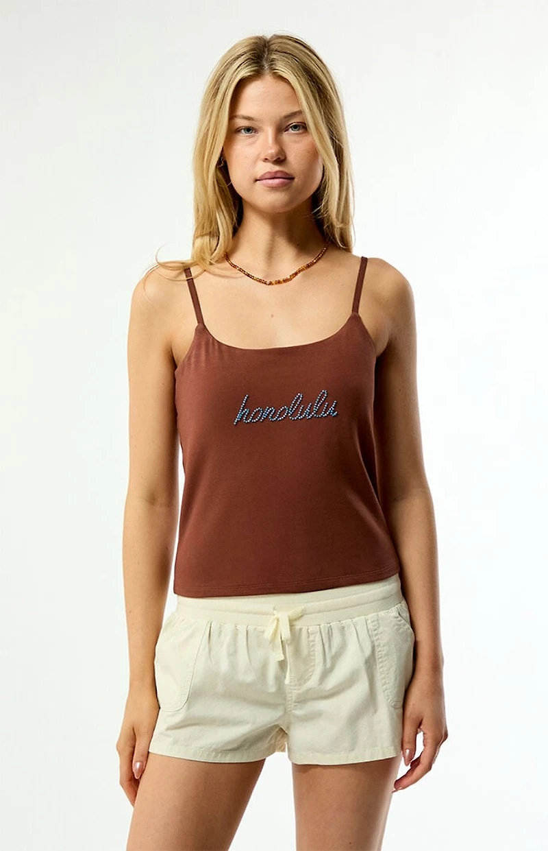 Your Favorite Honolulu Beaded Tank Top