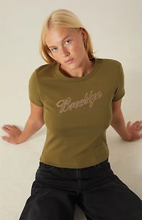 Your Favorite Brooklyn Rhinestone Skimmer T-Shirt