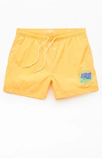 Pacsun Maui Crinkle 4.5" Swim Trunks