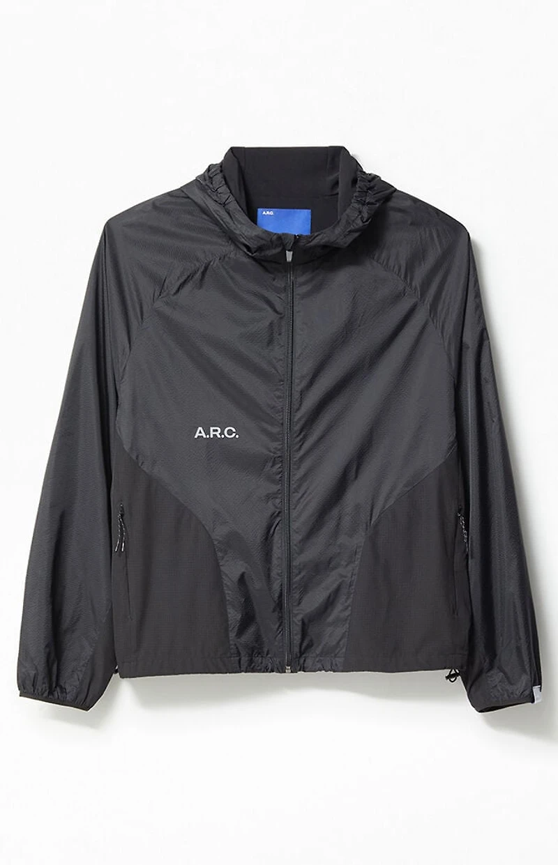 A.R.C. Active Black Performance Hooded Jacket