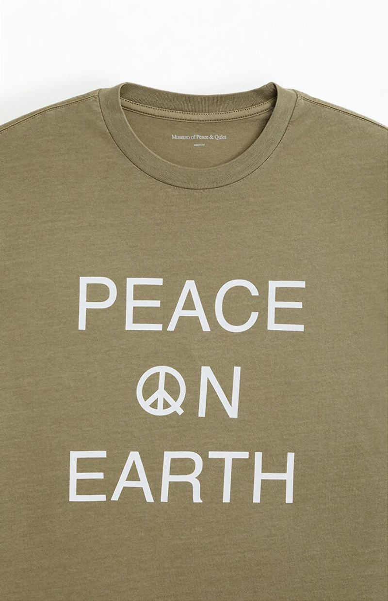 MUSEUM OF PEACE & QUIET Earth T-Shirt