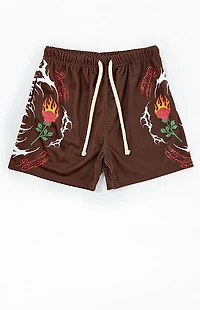 Civil Cyber Roses Mesh Basketball Shorts
