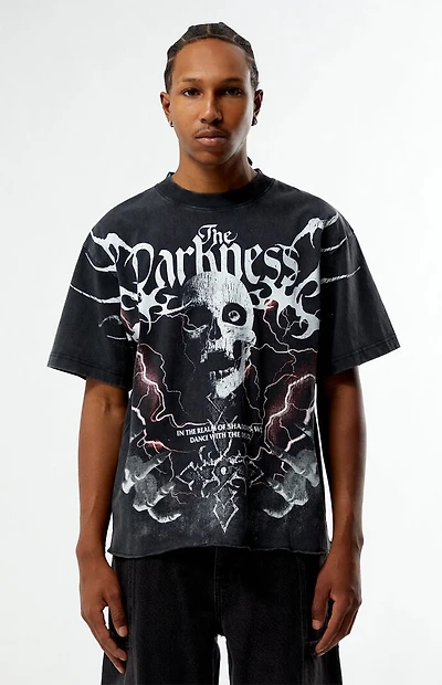 Pacsun The Darkness Cropped Boxy T-Shirt