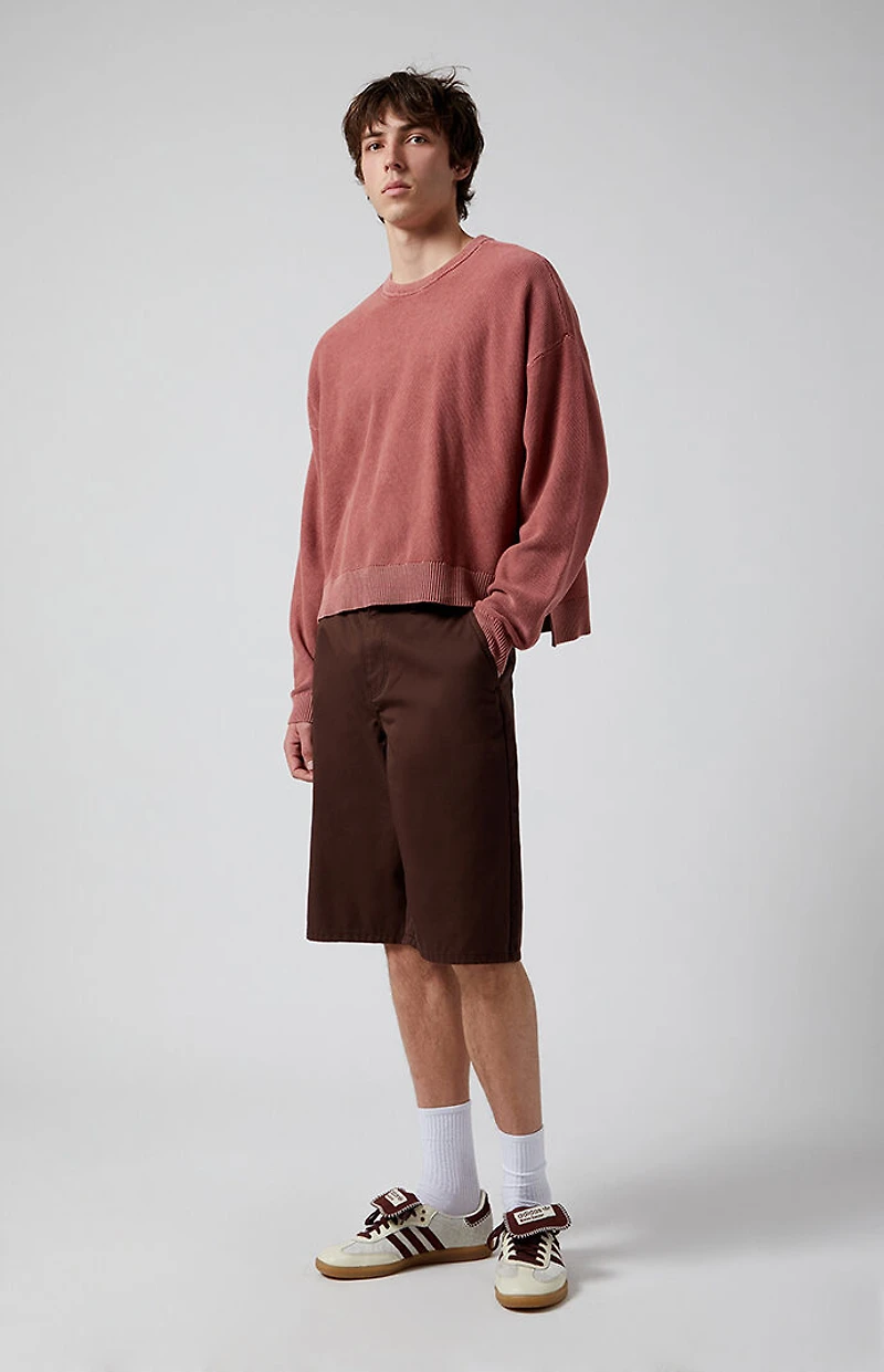 Pacsun Brown Extreme Baggy Shorts