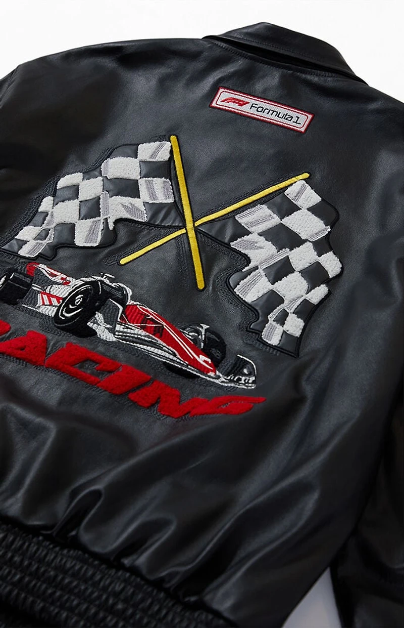 Jeff Hamilton x Formula 1 PacSun Full Leather Racing Jacket