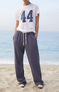 John Galt Navy Anastasia Baggy Sweatpants