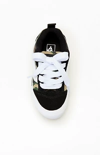 Vans Kids Black & Camo Knu Skool Shoes