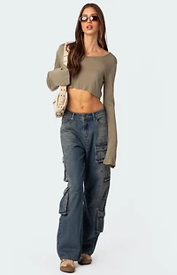 Edikted Baggy Boyfriend Cargo Jeans