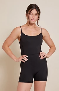 PAC 1980 WHISPER Active Black Speedwalker Short Onesie