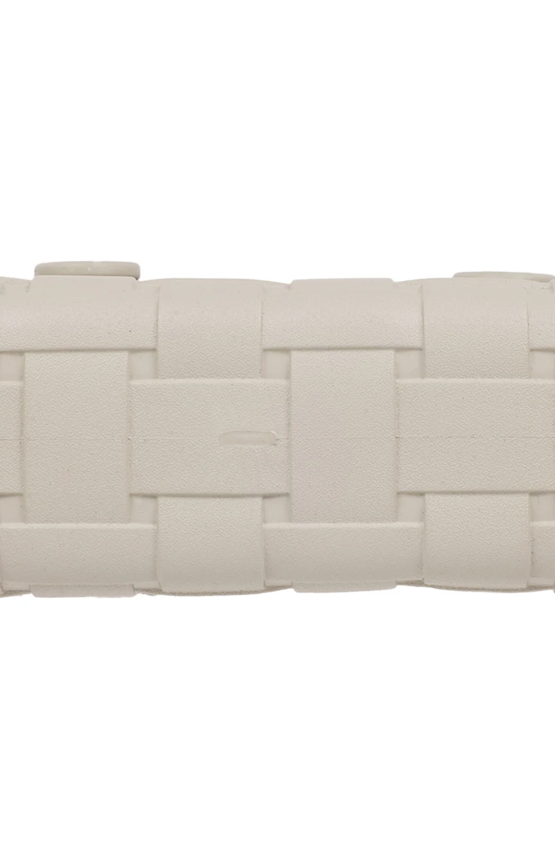 Crocs Beige Small Woven Crocssbody Tote Bag