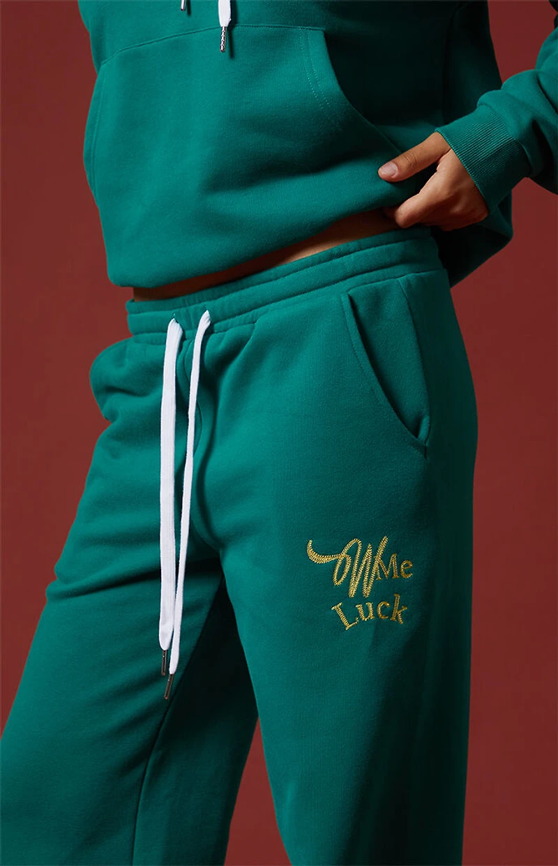 WISH ME LUCK Billiards League Baggy Sweatpants