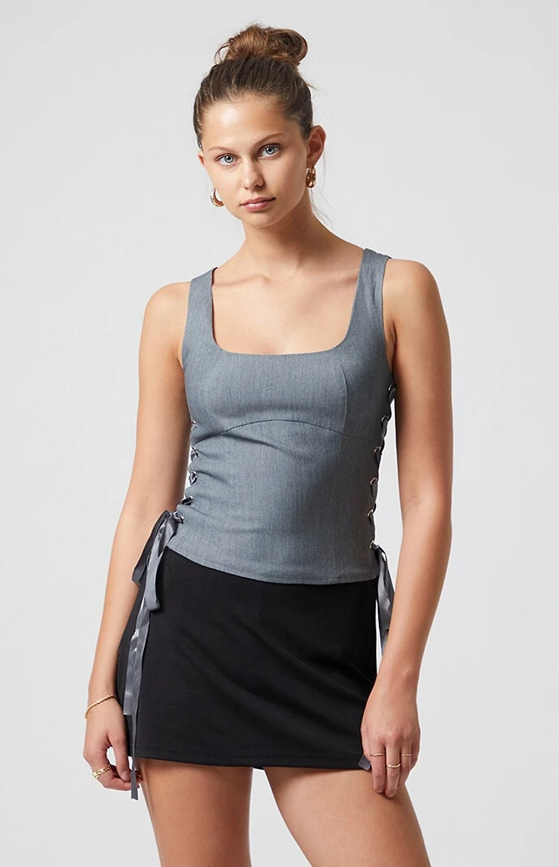 Beverly and Beck Sloane Lace-Up Corset