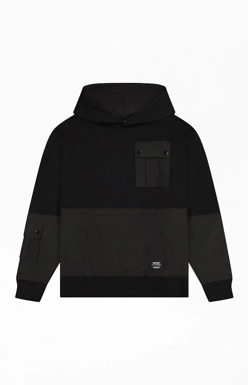 WeSC America Inc 90's Mike Utility Color Block Nylon Mix Hoodie