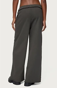 Edikted Wrenn Studded Wide Leg Sweatpants