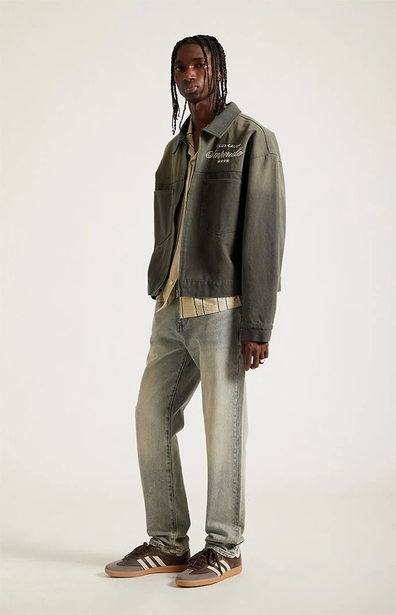 Pacsun Cade Straight Jeans Light Blue Tint