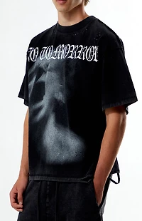 No Tomorrow x Civil Active Pain Ripped Oversized T-Shirt
