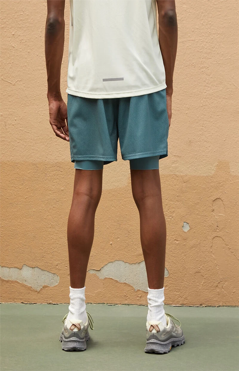 A.R.C. Active Green Mesh 2 1 Shorts