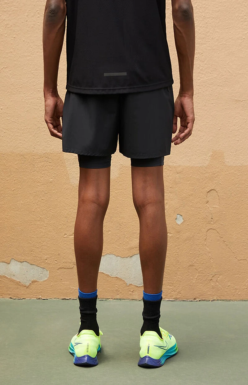 A.R.C. Active Black Running Shorts