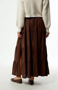 Rhythm Classic Tiered Maxi Skirt