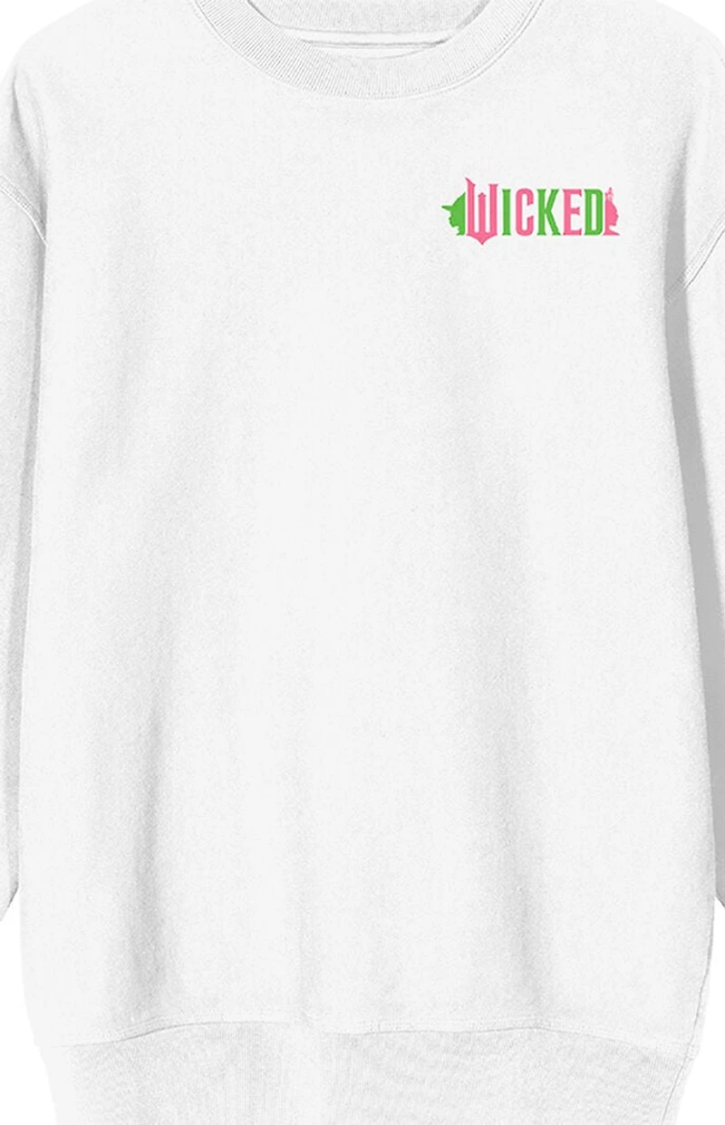 Wicked Part One Elphaba & Glinda Crew Neck Sweatshirt