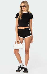 Edikted Elana Contrast Raglan Top