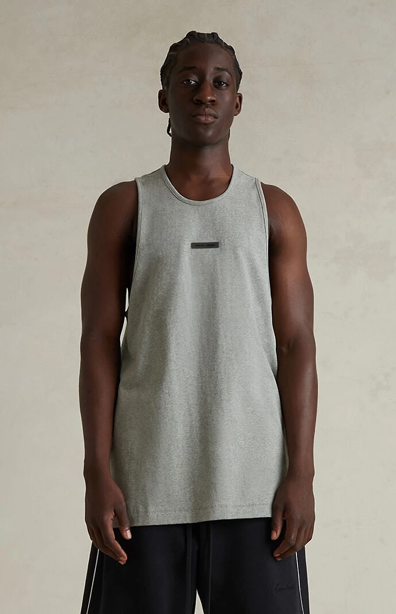 Fear of God ESSENTIALS Concrete Heather Tank Top