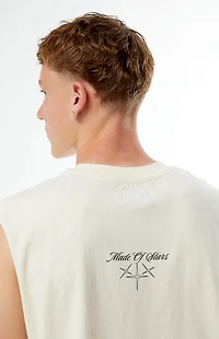 Pacsun Stars Cutoff Muscle Tank Top