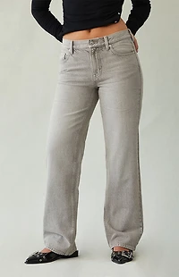 Pacsun Jordyn Low Rise Straight Leg Jeans Gray