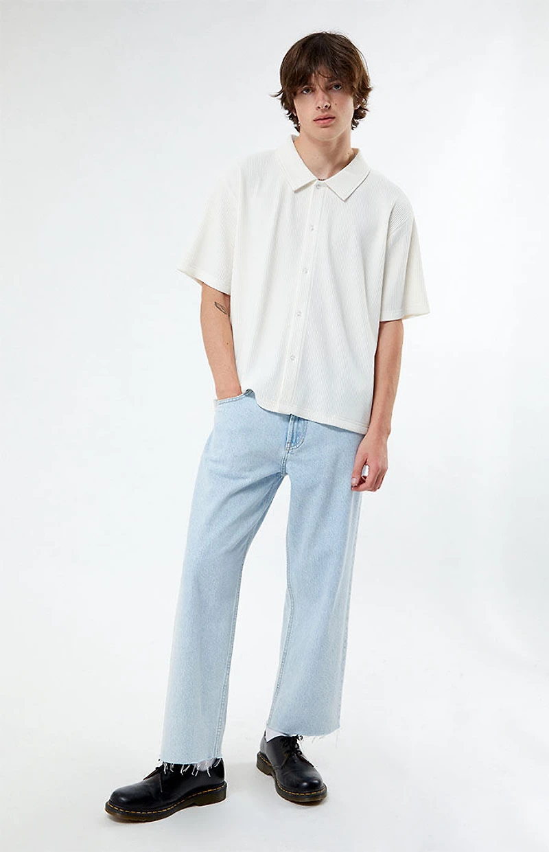 Pacsun Ribbed Woven Camp Shirt