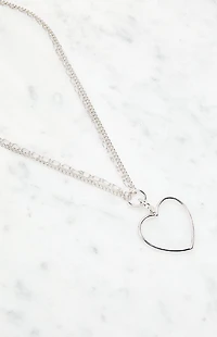 LA Hearts Chunky Cross Layered Necklace