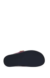 AZALEA WANG Quinby Brocade Rhinestone Clogs